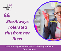 She Always Tolerated this from her Boss micro-manages me